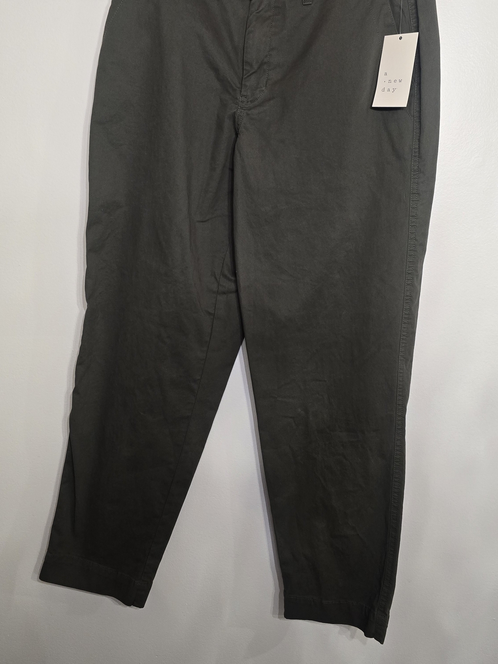 Womens Olive Green Casual Pants